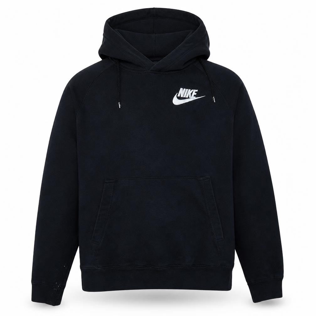 Nike Men's Black Pullover Hoodie M Regular Fit Sports Fleece