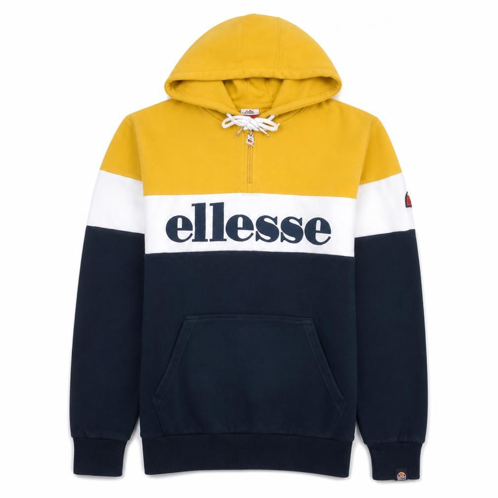 Ellesse Mens Multicoloured L Pullover Hoodie Retro Sports Style