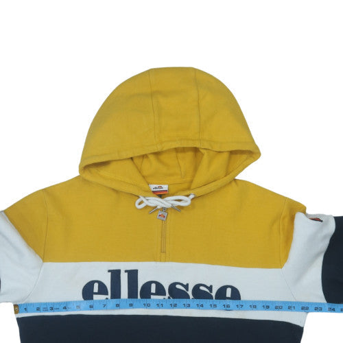 Ellesse Mens Multicoloured L Pullover Hoodie Retro Sports Style