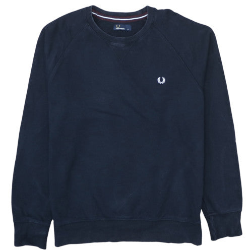 Fred Perry Men's Blue XL Crew Neck Pullover Sweatshirt