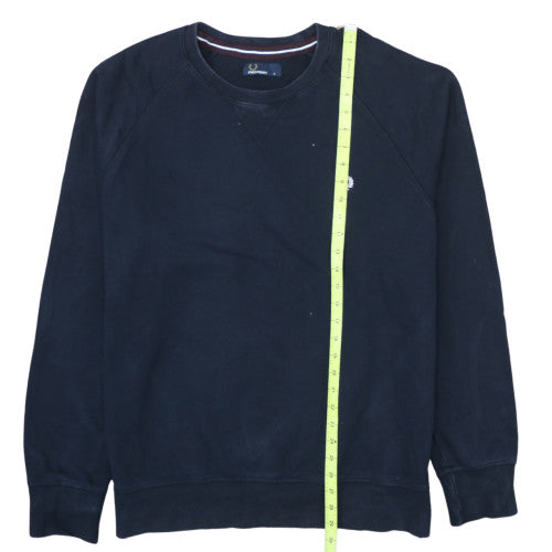 Fred Perry Men's Blue XL Crew Neck Pullover Sweatshirt