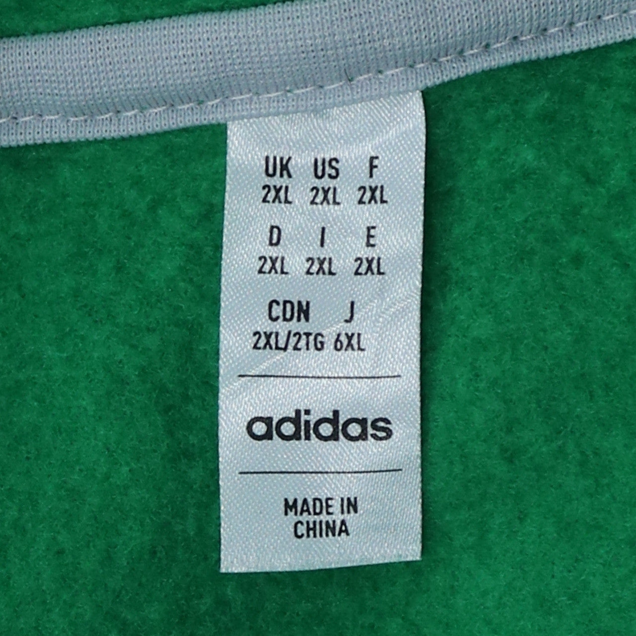 Adidas Men’s Green 2XL Pullover Hoodie with Logo Print