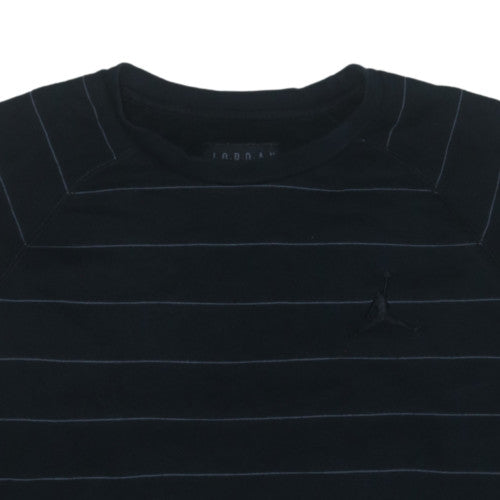 Nike Jordan Men’s Black Striped Pullover Sweatshirt L