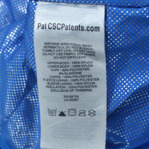 Columbia Boys Blue Waterproof Hooded Parka Coat Size M Winter Jacket
