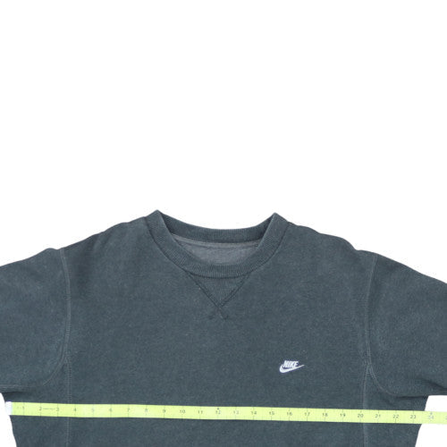 Nike Men's Grey Pullover Crew Neck Sweatshirt M Regular Fit