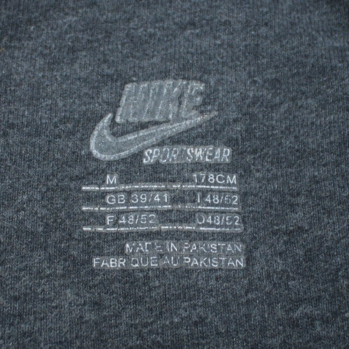Nike Men's Grey Pullover Crew Neck Sweatshirt M Regular Fit