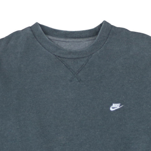Nike Men's Grey Pullover Crew Neck Sweatshirt M Regular Fit