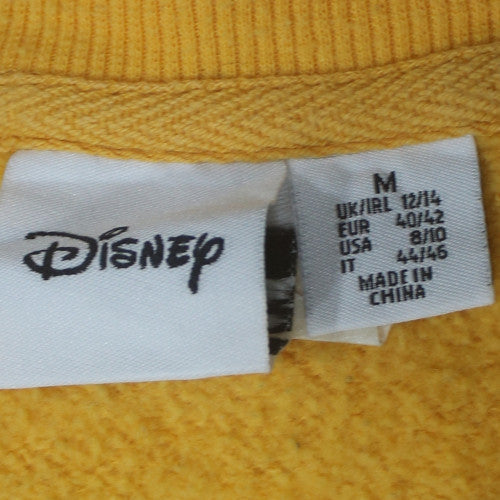 Disney Women’s Yellow Mickey Mouse Pullover Sweatshirt Size 12/14