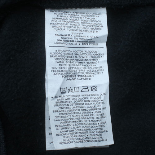 Nike Men's Black XL Pullover Sweatshirt Crew Neck Logo Graphic