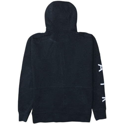 Nike Men's Black Air Full Zip Hoodie Small Cotton Blend