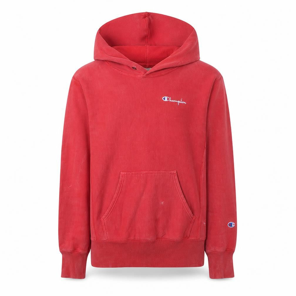 Champion Men's Red Reverse Weave Pullover Hoodie Size S