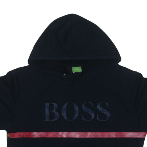 Hugo Boss Men's Black Logo Pullover Hoodie Size L