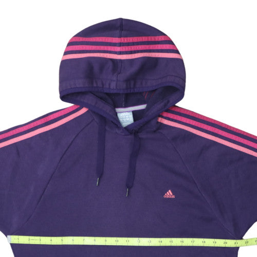 Adidas Womens Purple Hoodie Dress XL Long Sleeve Pullover Hooded Tunic