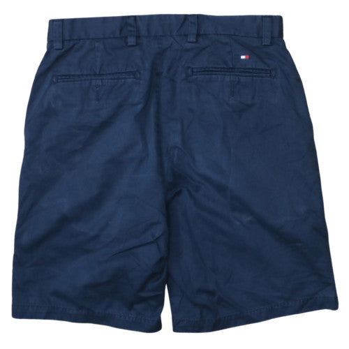 Tommy Hilfiger Men's Navy Blue Chino Shorts Size 32 Regular Cotton