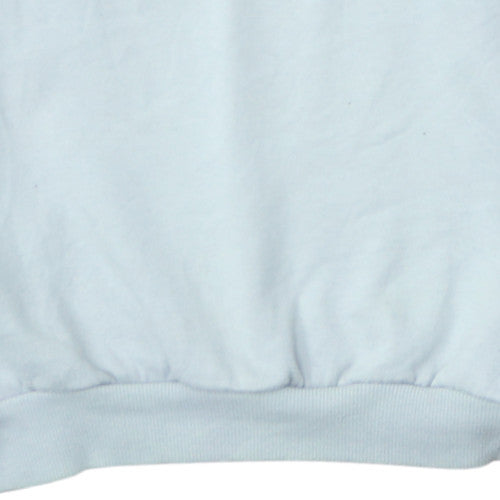 Umbro Men's Blue Retro Logo Crew Neck Fleece Sweatshirt Size M