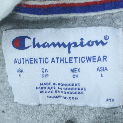 Champion Men's White Pullover Hoodie Small Long Sleeve Sportswear