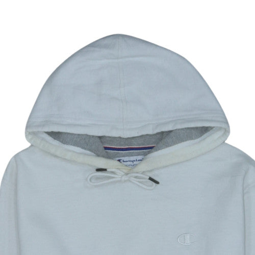 Champion Men's White Pullover Hoodie Small Long Sleeve Sportswear