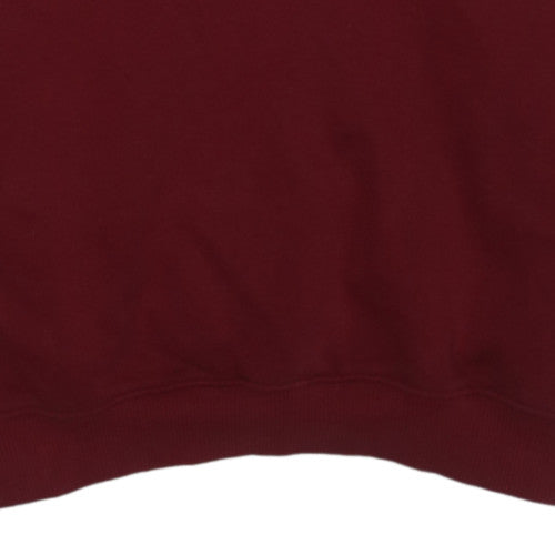 Puma Men's Red XL Pullover Crew Neck Logo Sweatshirt
