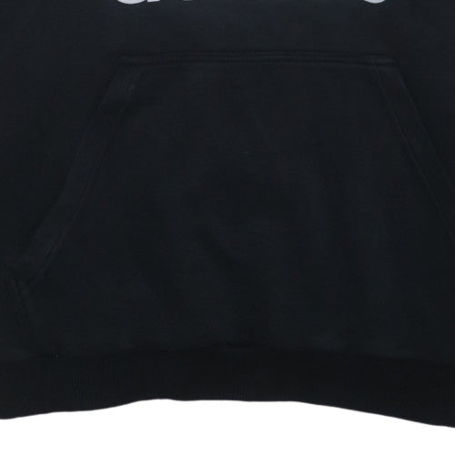 Adidas Men's Black XL Pullover Hoodie with Logo Graphic Print