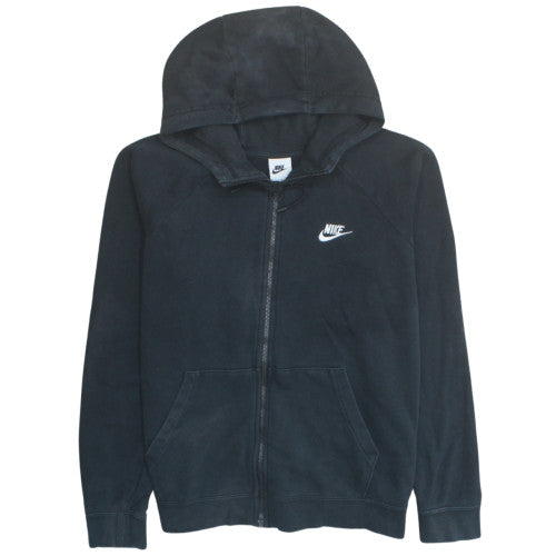 Nike Men's Black Full Zip Hoodie Size M Sports Fleece
