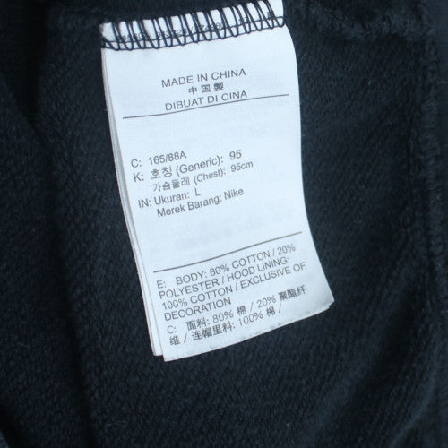Nike Men's Black Full Zip Hoodie Size M Sports Fleece