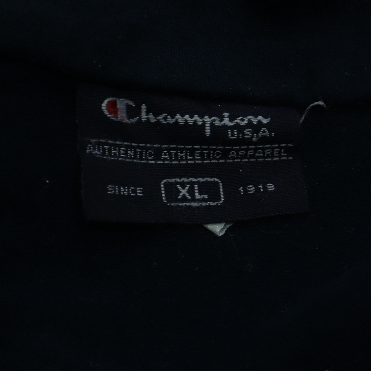 Champion Men's Blue Full Zip Collared Sweatshirt XL