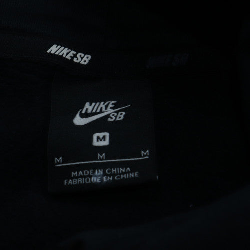 Nike SB NBA Black Pullover Hoodie Men M Regular Fit Fleece Logo