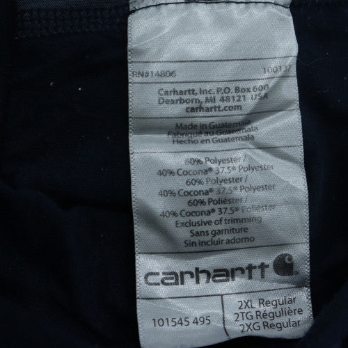 Carhartt Men's Blue 2XL Relaxed Fit Crew Neck T-Shirt