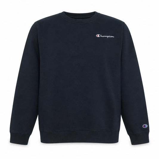 Champion Men's Black Crew Neck Pullover Sweatshirt Size L