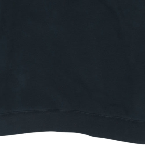 Champion Men's Black Crew Neck Pullover Sweatshirt Size L
