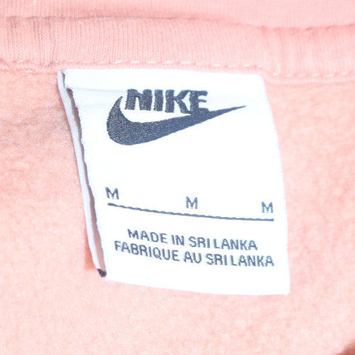Nike Women’s Pink Pullover Hoodie Medium Cotton Blend Casual
