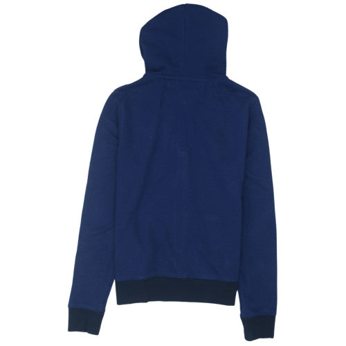 Tommy Hilfiger Womens Blue Full Zip Hoodie M Cotton Casual