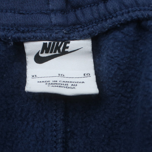 Nike Men's Blue XL Fleece Sweatpants Tapered Logo Joggers