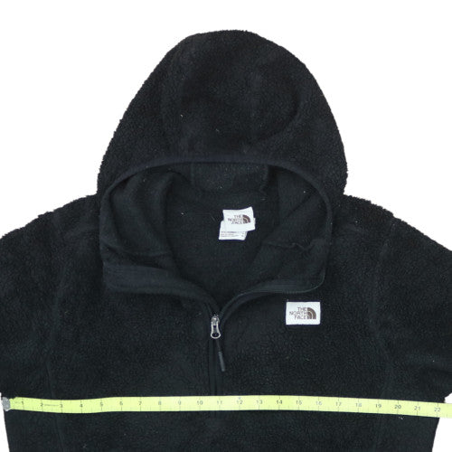 The North Face Mens Black Fleece Hoodie Medium Pullover Warm Outdoor