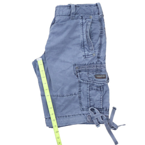 Napapijri Men's Blue Cargo Shorts Size 34 Regular Fit