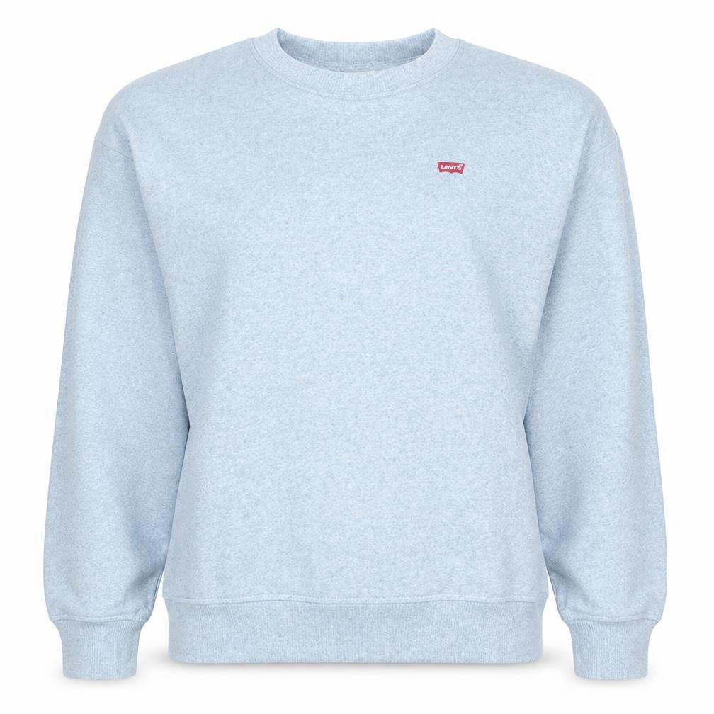 Levi's Women's Blue Crew Neck Pullover Sweatshirt Size M Classic Style