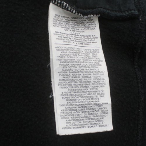 Nike Women’s Black 1/2 Zip Fleece Sweatshirt L Relaxed Fit Pullover