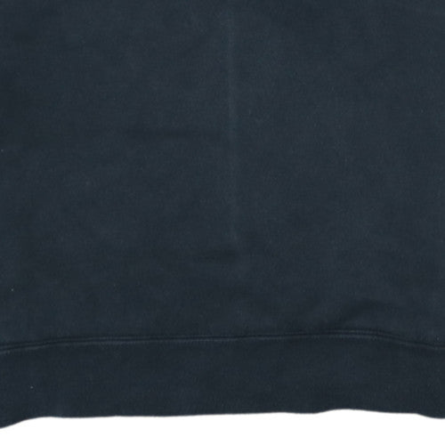 Nike Women’s Black 1/2 Zip Fleece Sweatshirt L Relaxed Fit Pullover