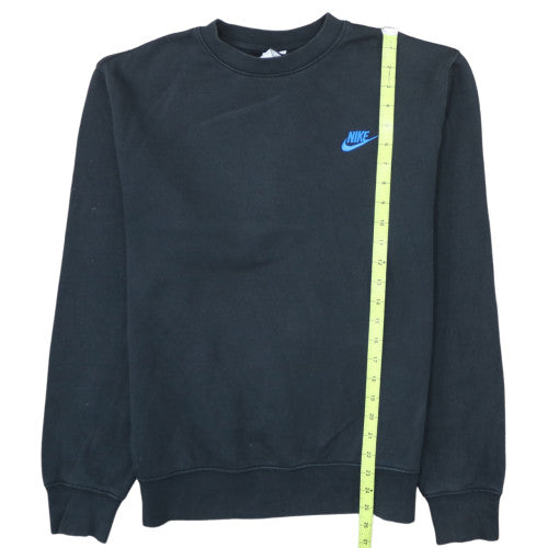 Nike Men's Black Small Pullover Crew Neck Fleece Sweatshirt