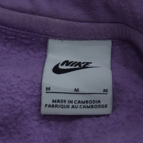 Nike Womens Purple Pullover Hoodie Medium Hooded Sweatshirt