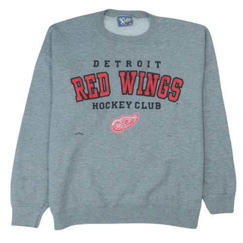 Lee Sport Women’s Grey Detroit Red Wings Pullover Sweatshirt XXL