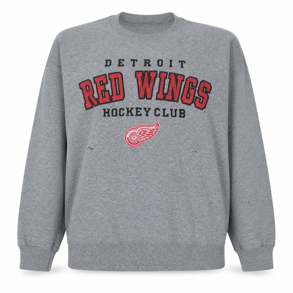 Lee Sport Women’s Grey Detroit Red Wings Pullover Sweatshirt XXL