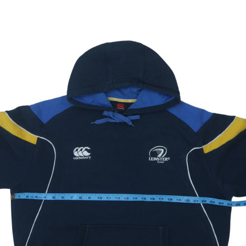 Canterbury Men Blue XL Pullover Hooded Rugby Sports Hoodie