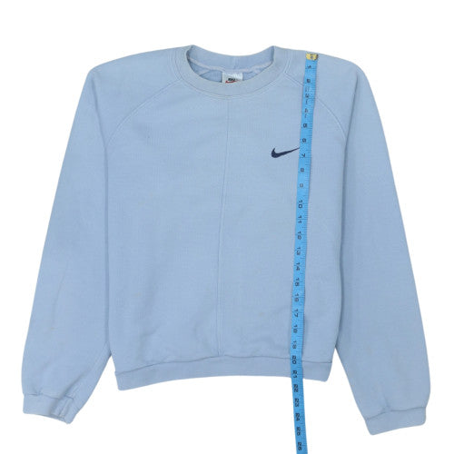 Nike Boys Blue Crew Neck Fleece Pullover Sweatshirt Size 13-14 Years
