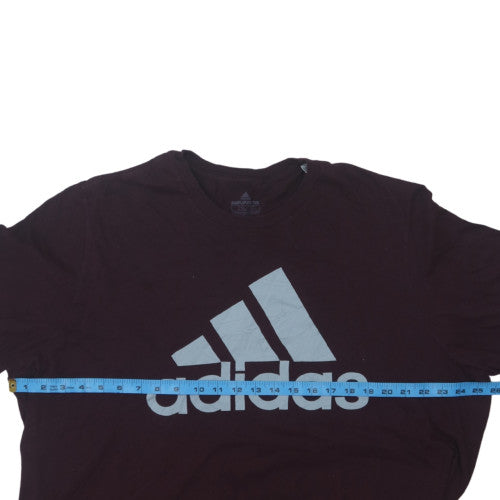 Adidas Men's Black 2XL Amplifier Logo Short Sleeve T-Shirt