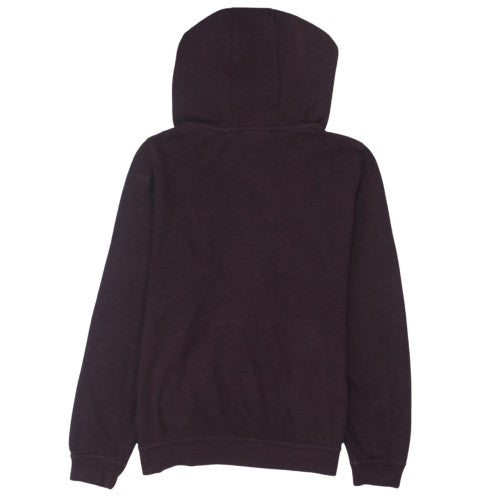 Nike Womens Burgundy Pullover Hoodie L Fleece Cotton Blend