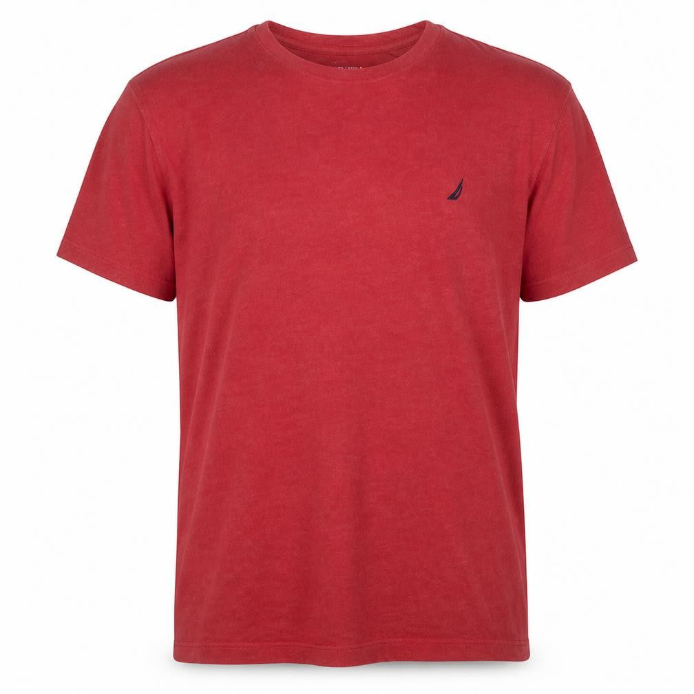 Nautica Men's Red XL Sleepwear Pyjama Top Cotton Short Sleeve