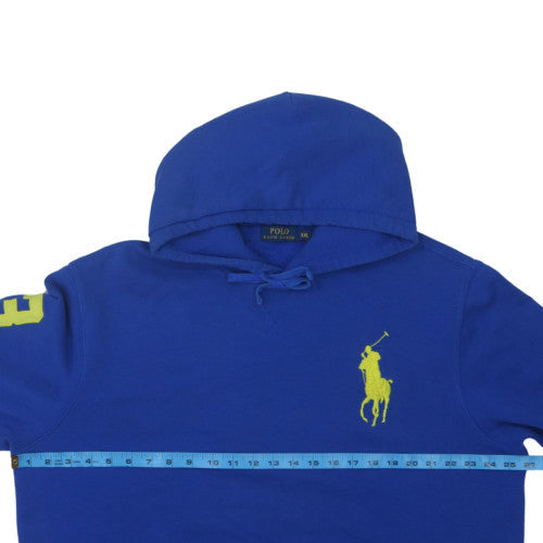 Ralph Lauren Men's Blue 2XL Pullover Hoodie with Logo