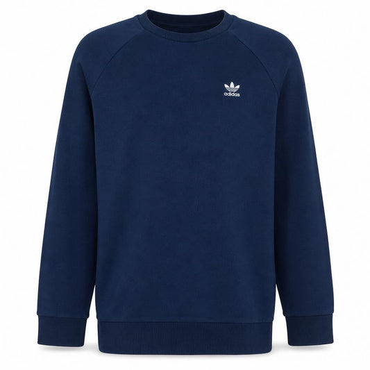 Adidas Men's Blue Crew Neck Pullover Sweatshirt Size M