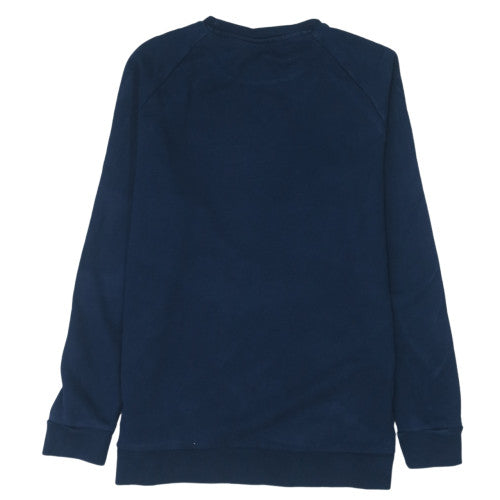 Adidas Men's Blue Crew Neck Pullover Sweatshirt Size M